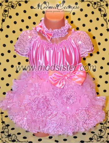 Платье "Элоиза" розовое Арт.410