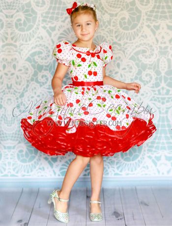 Детское платье "Вишни" Арт.470