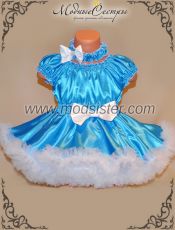 Платье "Атлас" голубое Арт.339