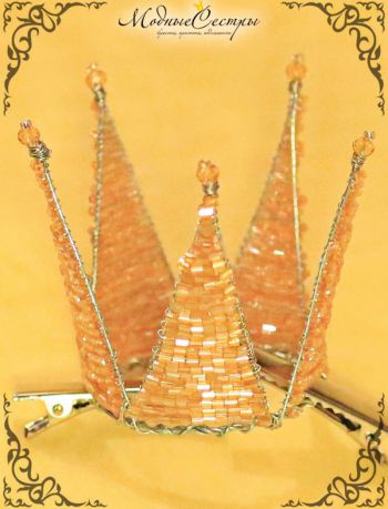 Корона №2 (мини, золотая)