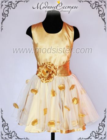 Платье "Золотая осень" 2в1 Арт.189