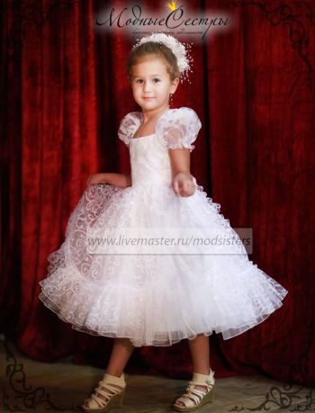Детское платье "Морозный узор" Арт.-092