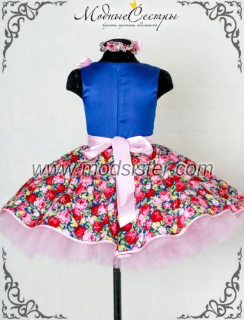 Детское платье "Цветы" Арт.444