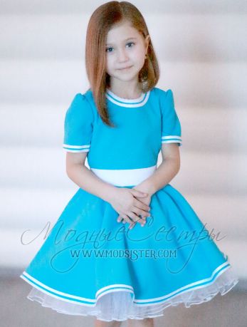Детское платье "Морское" Арт.505