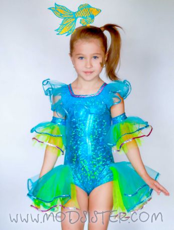 Танцевальный костюм "Рыбка" Арт.531