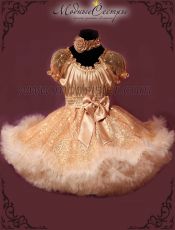 Платье "Королева" золотое Арт.276