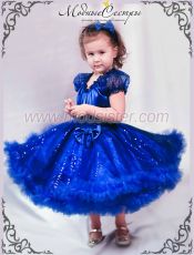 Платье "Королева" синее Арт.213